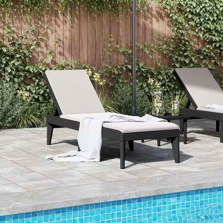 Sun Lounger 186X60X29 Cm Pp