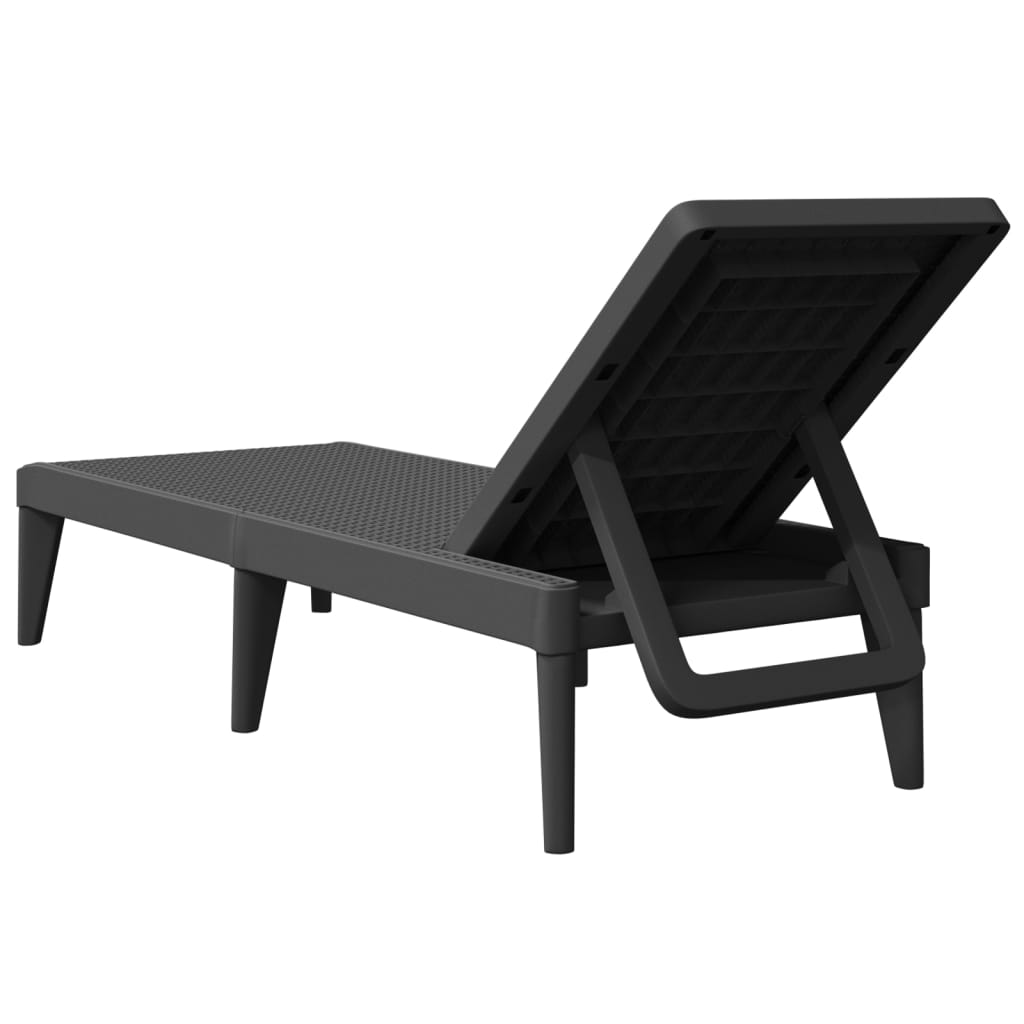 Sun Lounger 186X60X29 Cm Pp