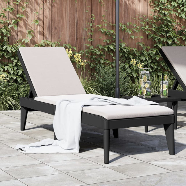 Sun Lounger 186X60X29 Cm Pp