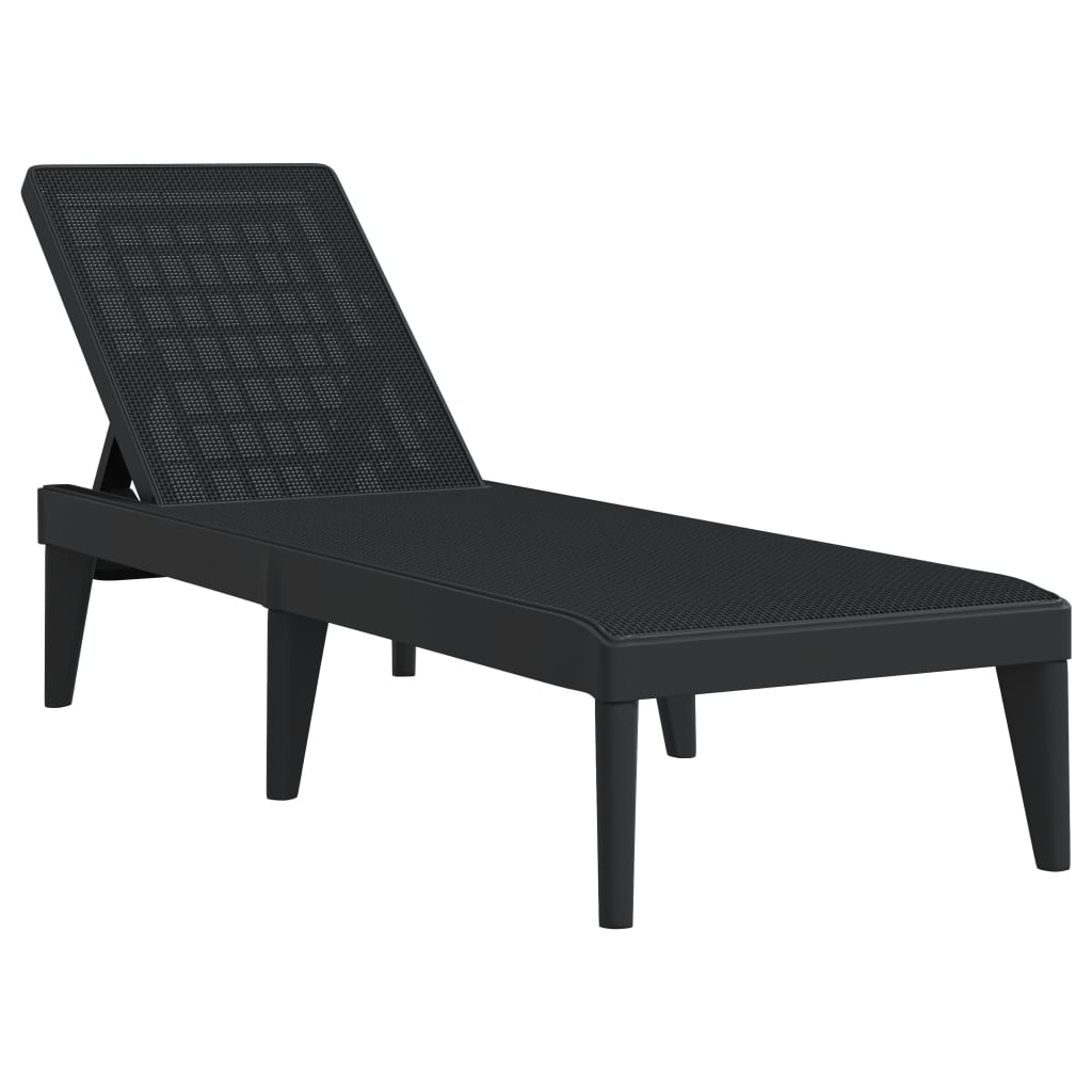 Sun Lounger 186X60X29 Cm Pp