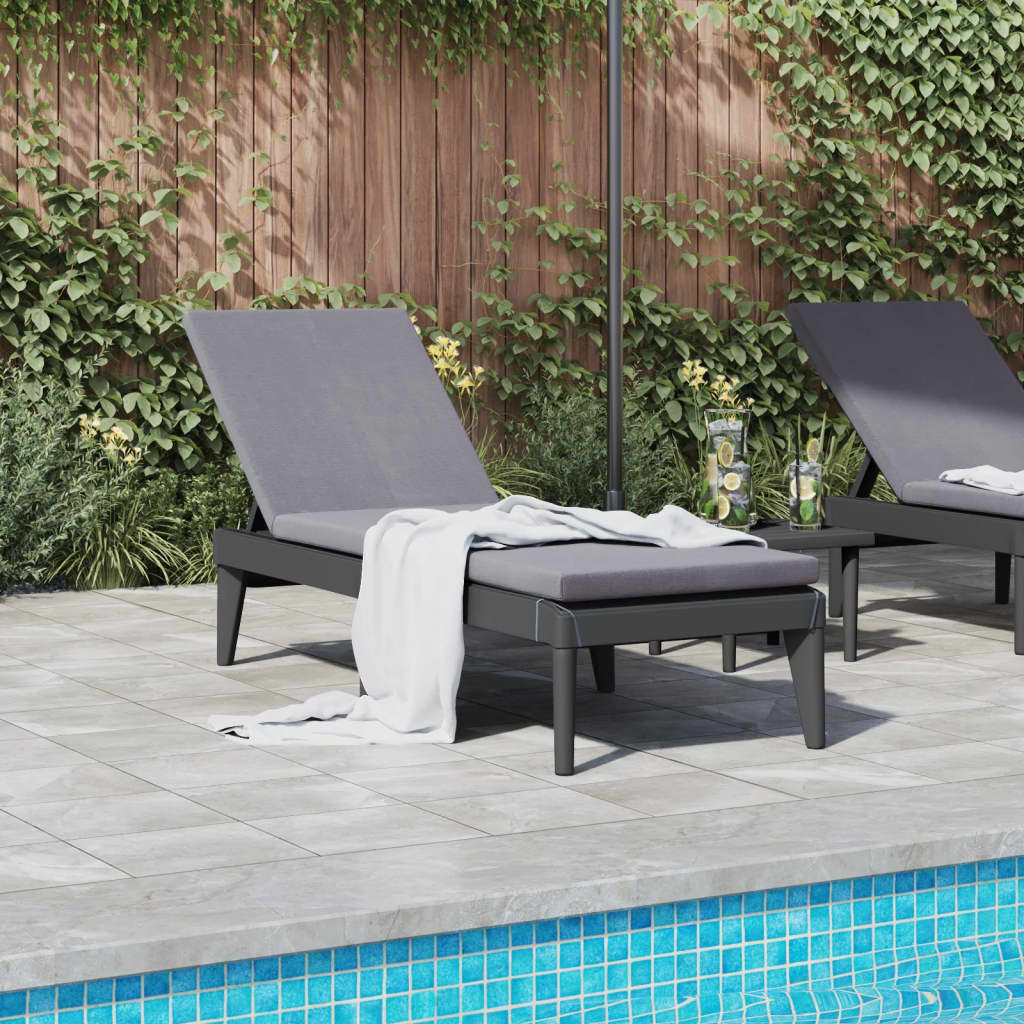 Sun Lounger 186X60X29 Cm Pp