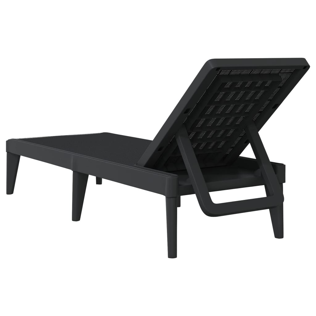 Sun Lounger 186X60X29 Cm Pp