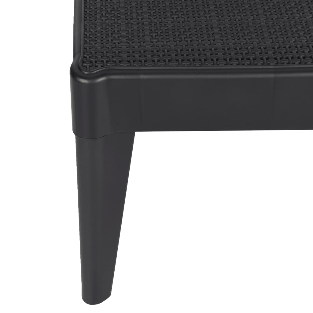 Sun Lounger 186X60X29 Cm Pp