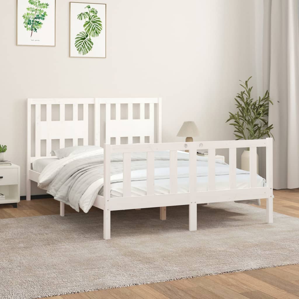 Bed Frame Without Mattress Solid Wood Single Single