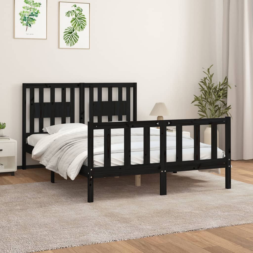 Bed Frame Without Mattress Solid Wood Single Single