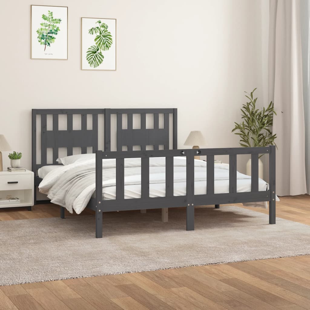 Bed Frame Without Mattress Solid Wood Single Single