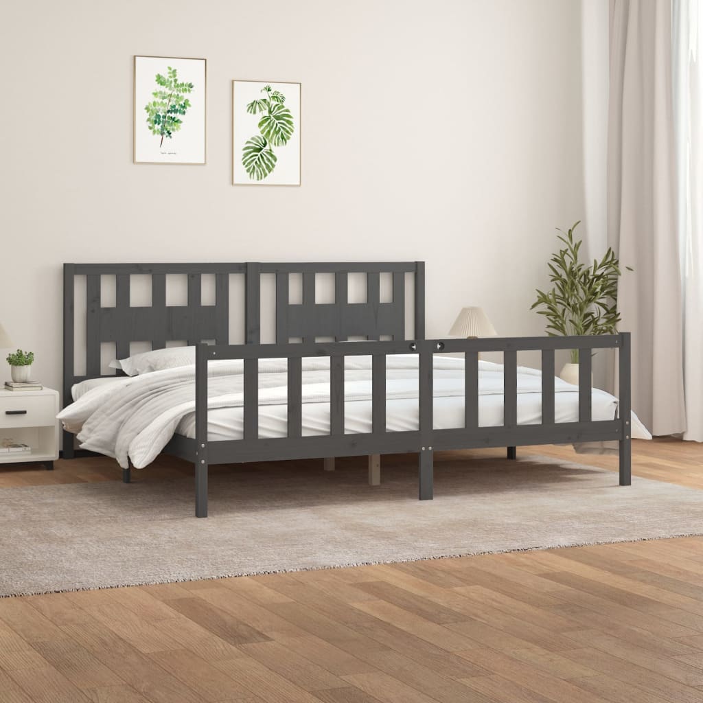 Bed Frame Without Mattress Solid Wood Single Single