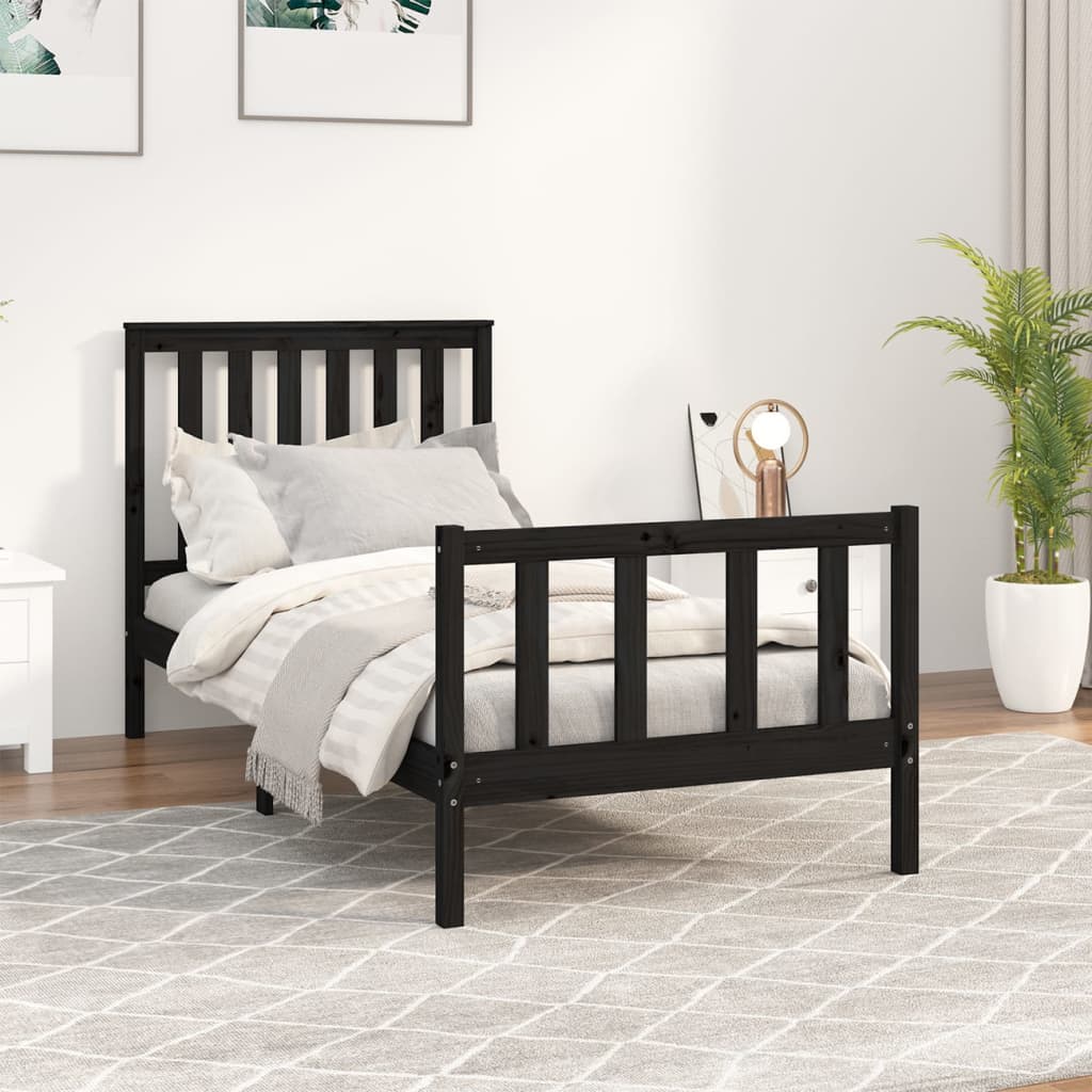 Bed Frame Without Mattress Solid Wood Pine