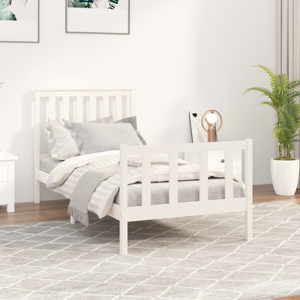 Bed Frame Without Mattress Solid Wood Pine