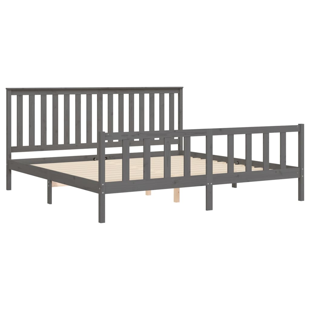 Bed Frame Without Mattress Solid Wood Pine