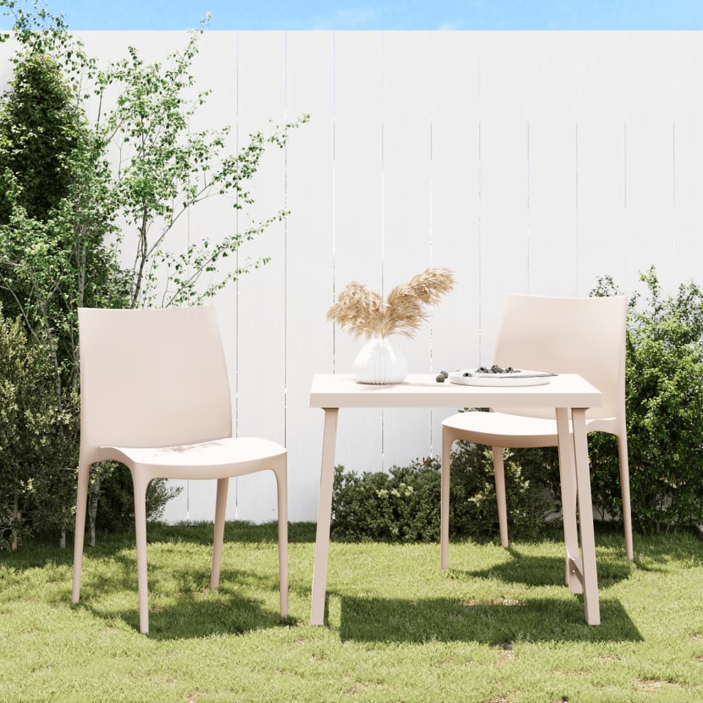Garden Chairs 2 Pcs 50X46X80 Cm Polypropylene