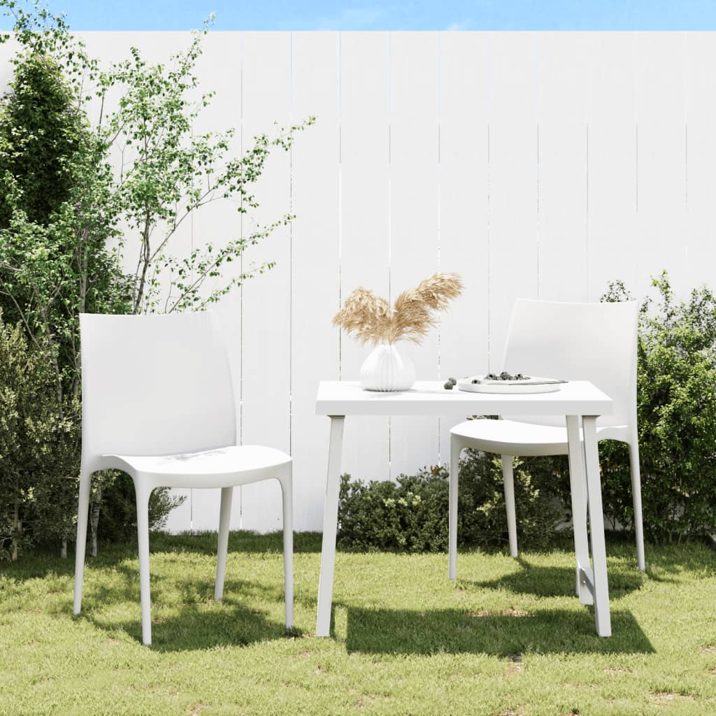 Garden Chairs 2 Pcs 50X46X80 Cm Polypropylene