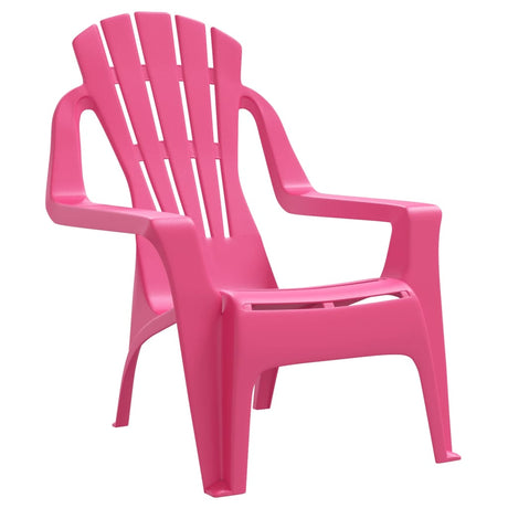 Garden Chairs 2 Pcs For Children 37X34X44 Cm Pp Wooden Look