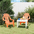 Garden Chairs 2 Pcs For Children 37X34X44 Cm Pp Wooden Look