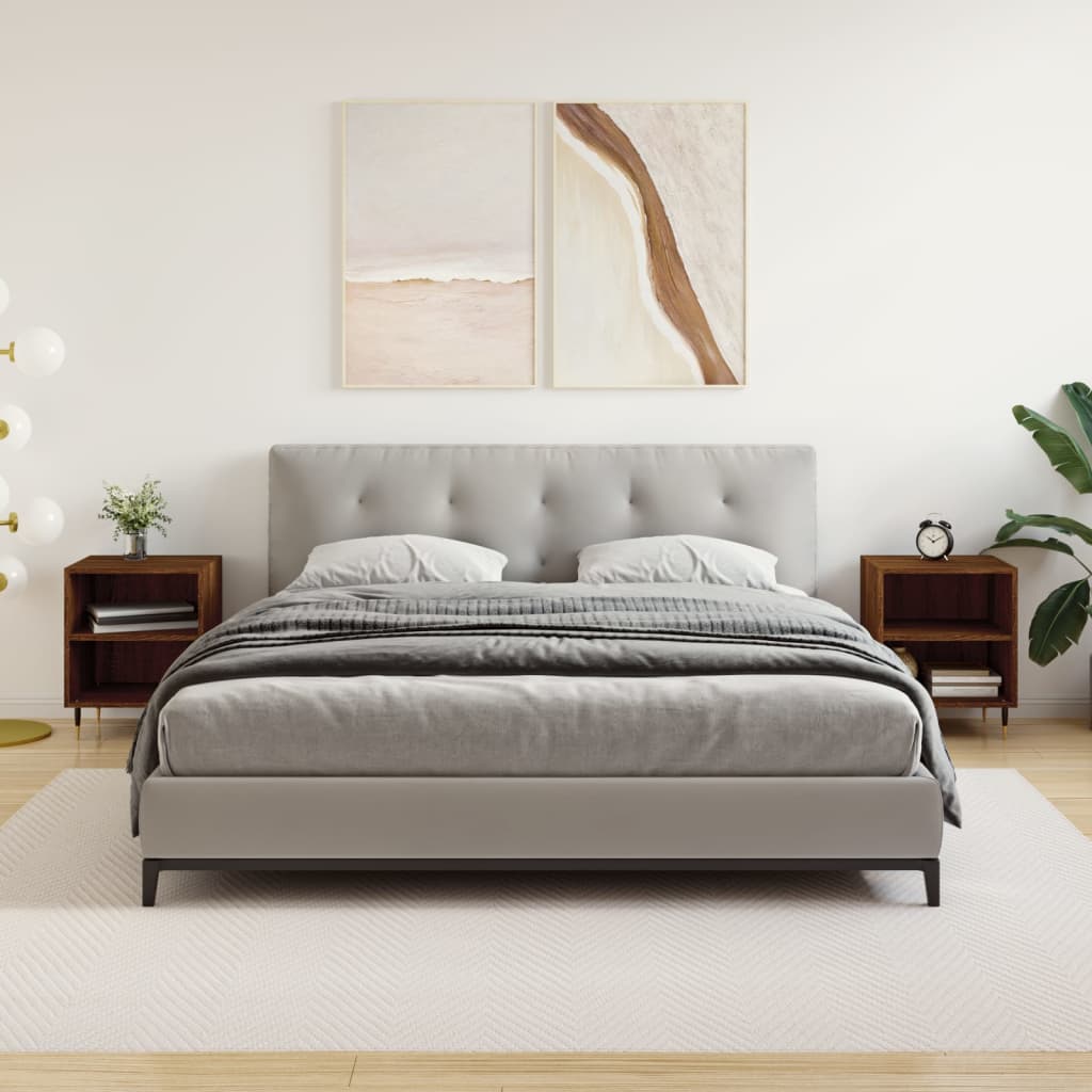 Bedside Cabinet 40X30X50 Cm Engineered Wood