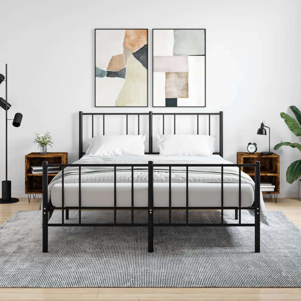 Bedside Cabinets 2 Pcs 40X30X50 Cm Engineered Wood