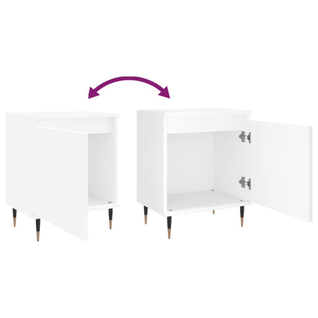 Bedside Cabinets 2 Pcs 40X30X50 Cm Engineered Wood