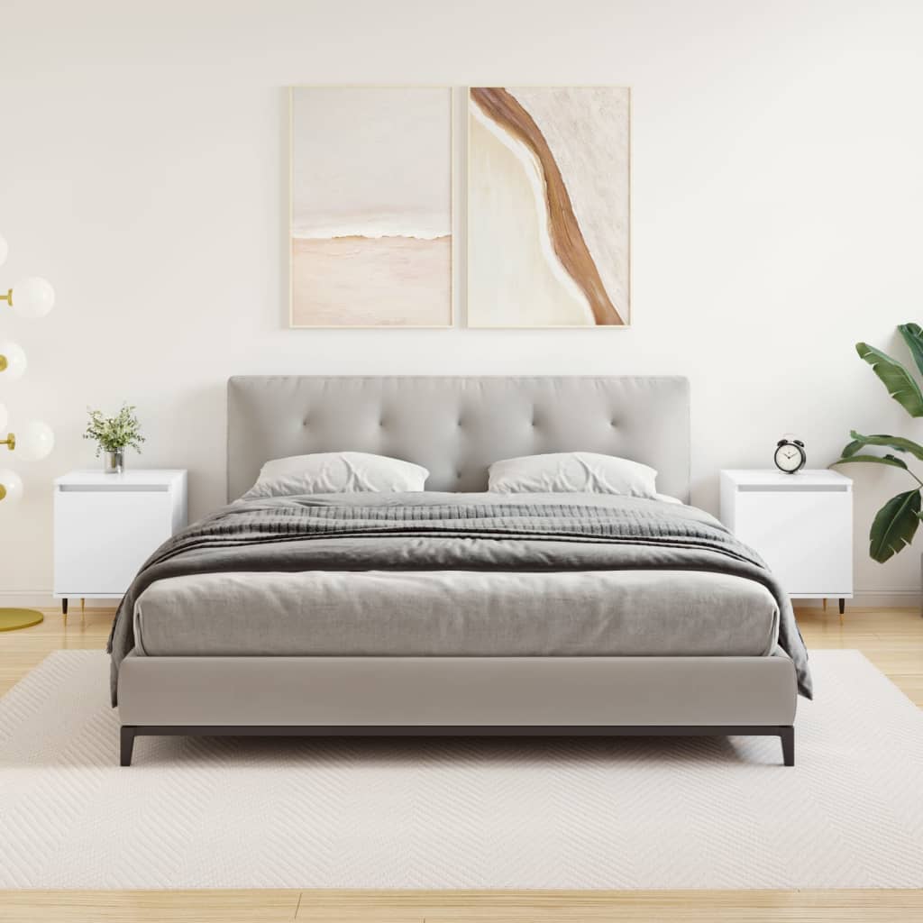 Bedside Cabinets 2 Pcs 40X30X50 Cm Engineered Wood