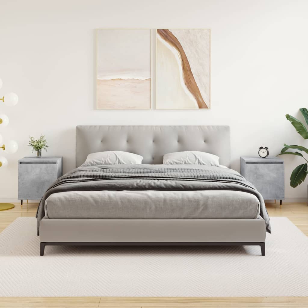 Bedside Cabinets 2 Pcs 40X30X50 Cm Engineered Wood