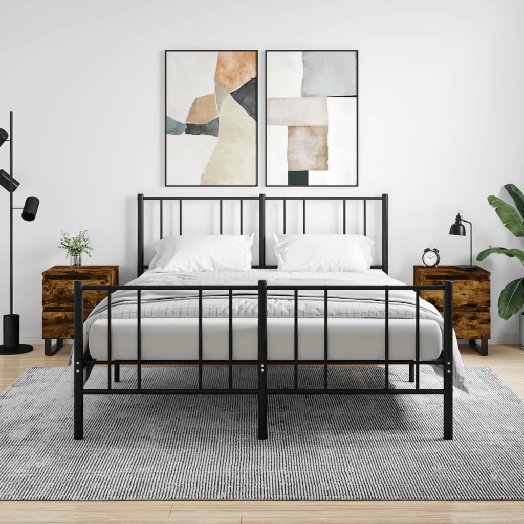 Bedside Cabinets 2 Pcs 40X35X50 Cm Engineered Wood