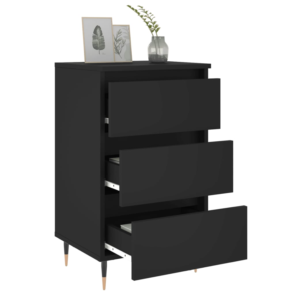 Bedside Cabinets 2 Pcs 40X35X69 Cm Engineered Wood