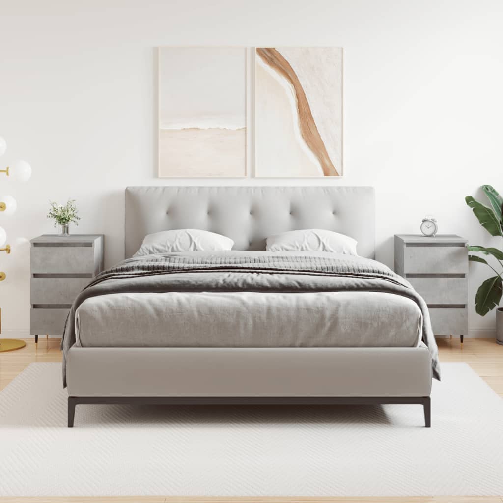 Bedside Cabinets 2 Pcs 40X35X69 Cm Engineered Wood