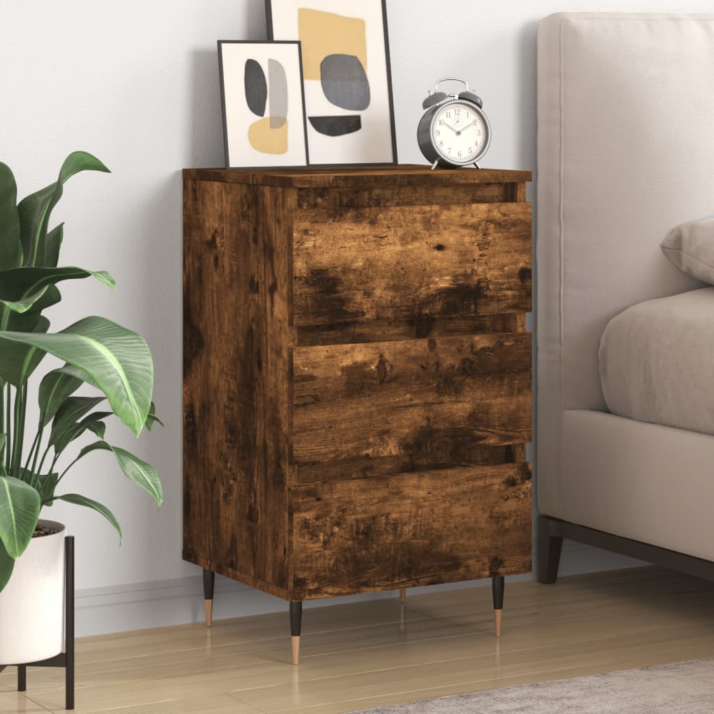 Bedside Cabinets 2 Pcs 40X35X69 Cm Engineered Wood