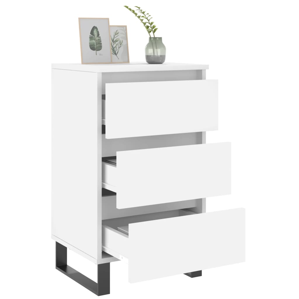 Bedside Cabinets 2 Pcs 40X35X69 Cm Engineered Wood