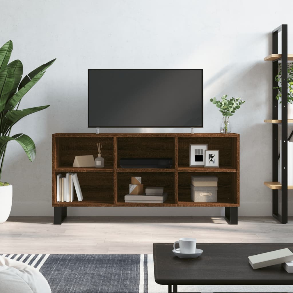 Tv Cabinet 103.5X30X50 Cm Engineered Wood