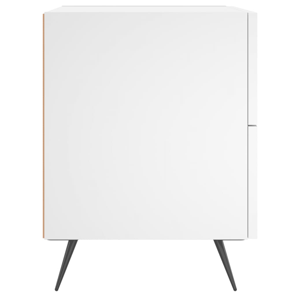 Bedside Cabinet 40X35X47.5 Cm Engineered Wood