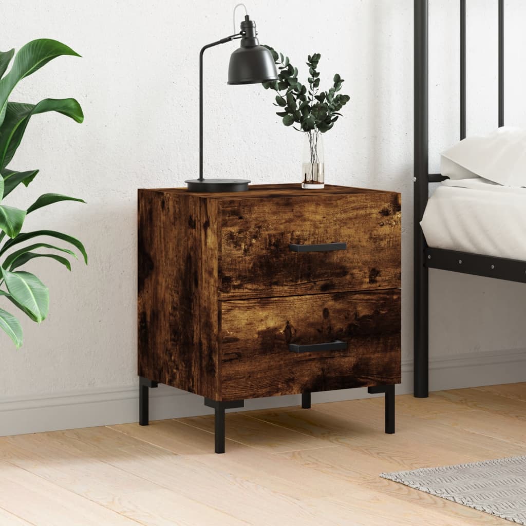 Bedside Cabinets 2 Pcs 40X35X47.5 Cm Engineered Wood