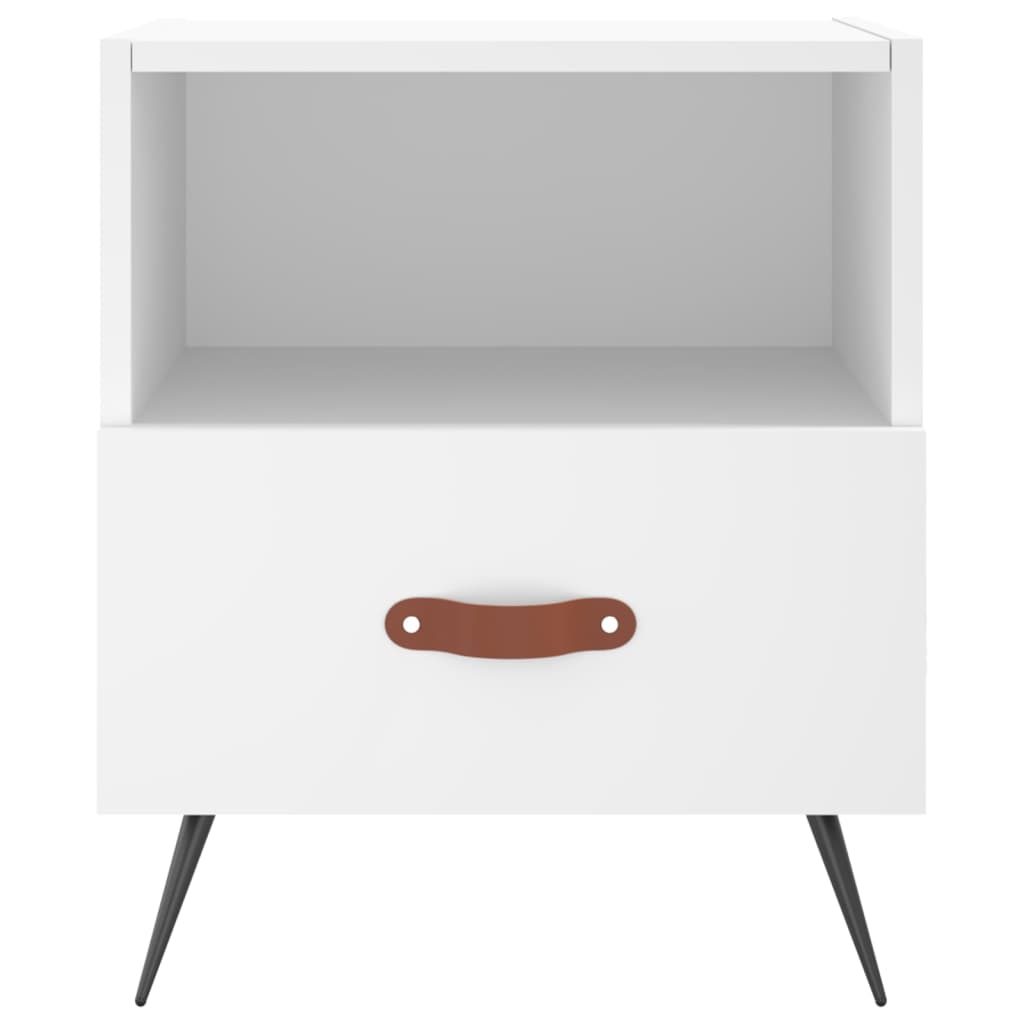 Bedside Cabinet 40X35X47.5 Cm Engineered Wood