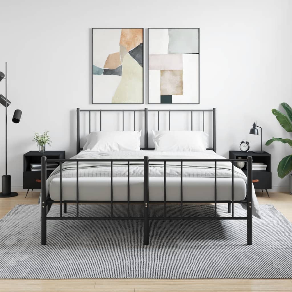 Bedside Cabinet 40X35X47.5 Cm Engineered Wood