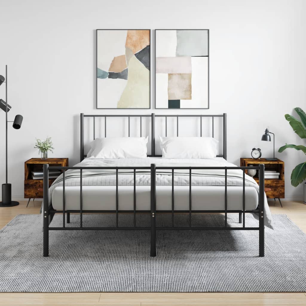 Bedside Cabinet 40X35X47.5 Cm Engineered Wood