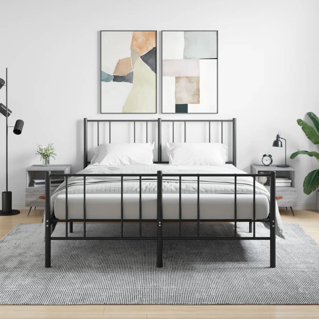 Bedside Cabinet 40X35X47.5 Cm Engineered Wood