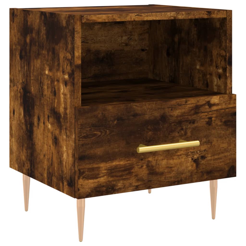 Bedside Cabinet 40X35X47.5 Cm Engineered Wood