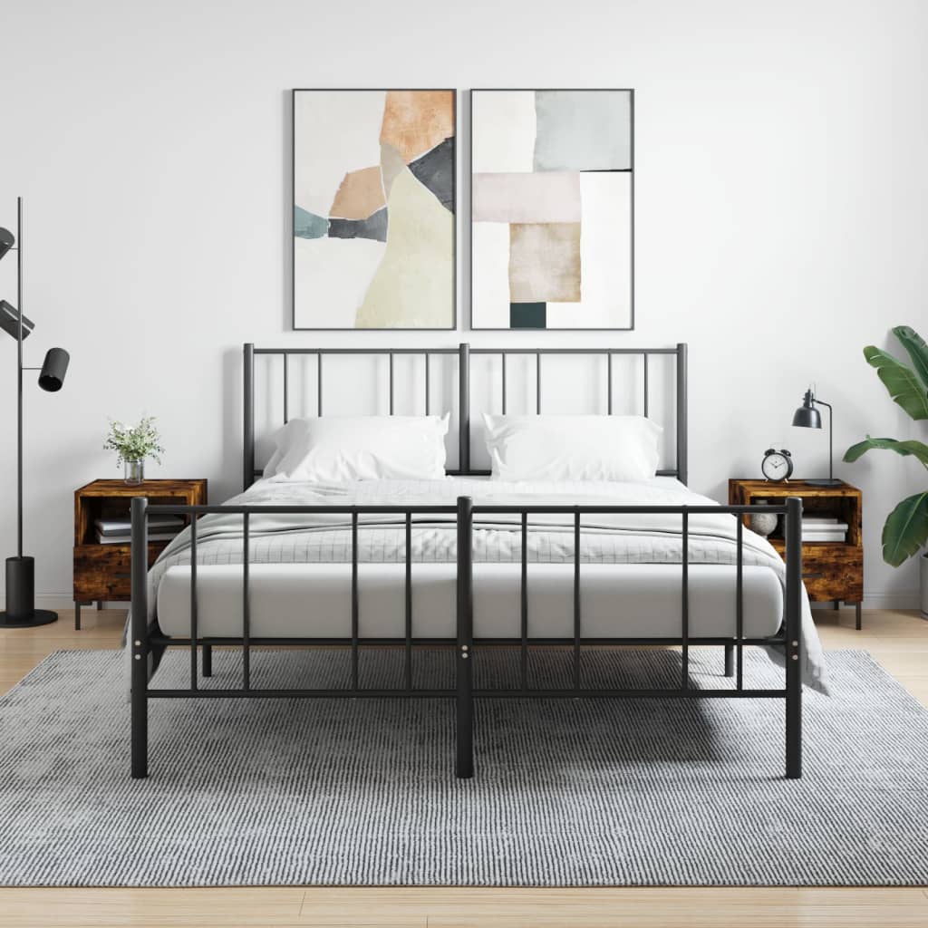 Bedside Cabinet 40X35X47.5 Cm Engineered Wood