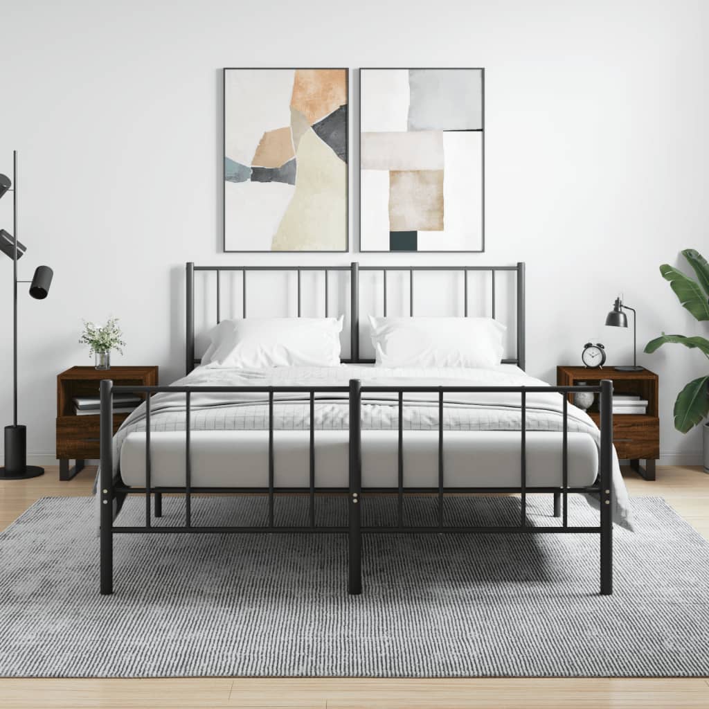 Bedside Cabinet 40X35X47.5 Cm Engineered Wood