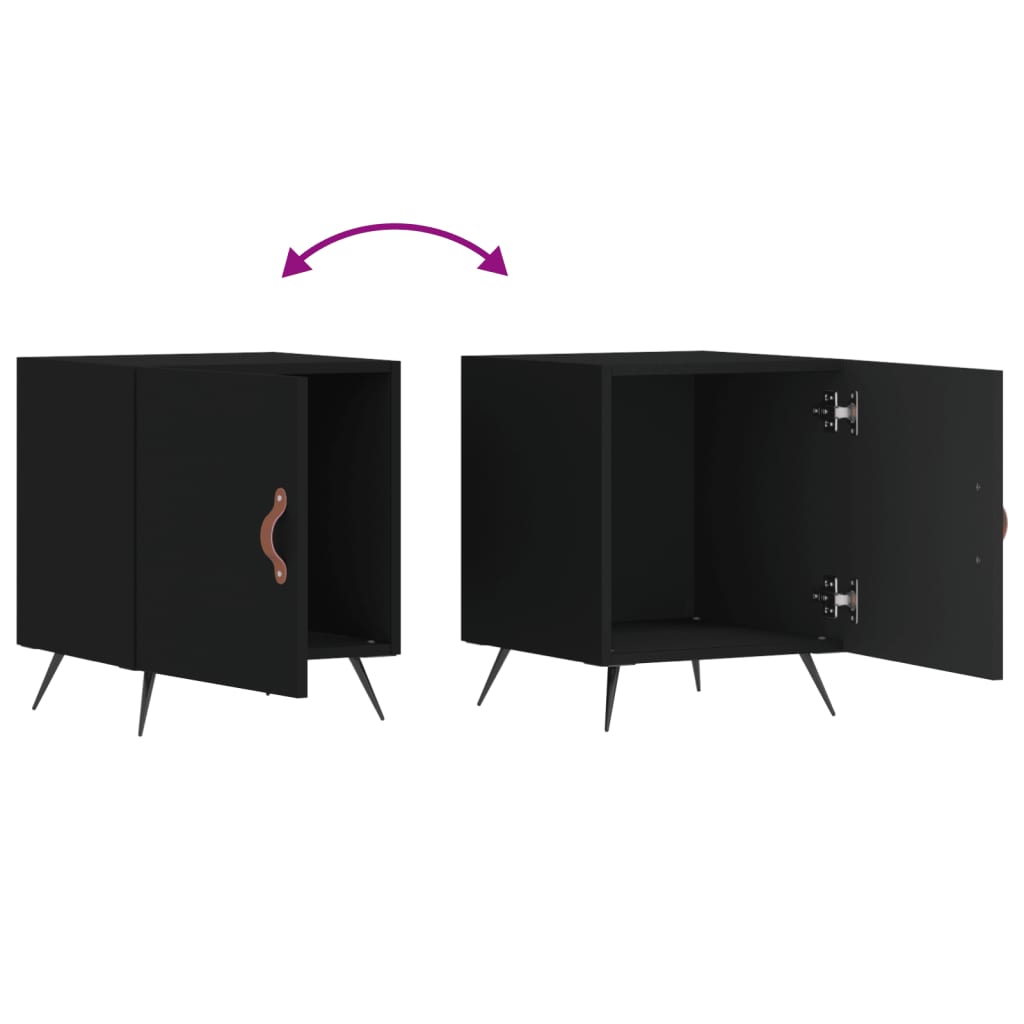 Bedside Cabinet 40X40X50 Cm Engineered Wood