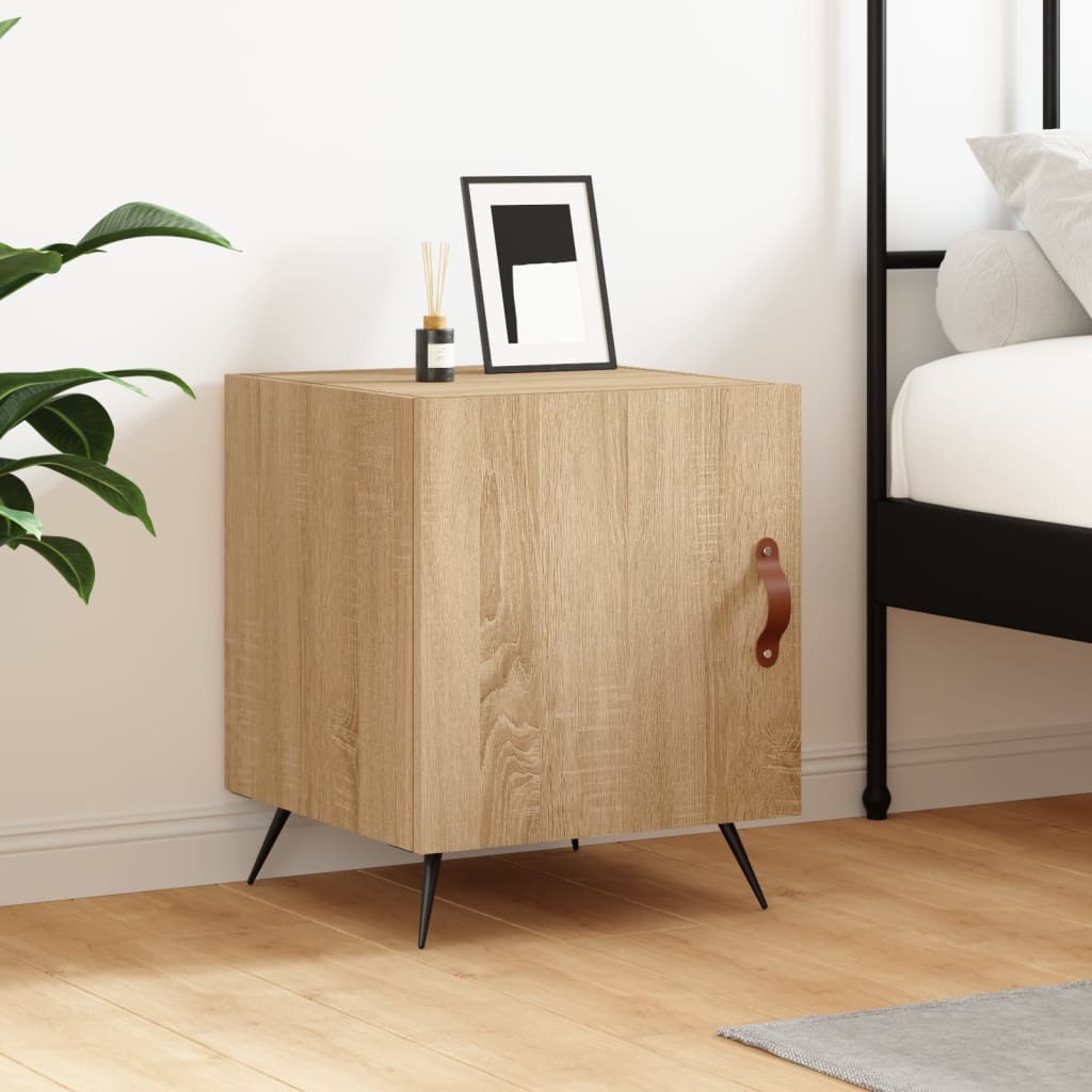 Bedside Cabinet 40X40X50 Cm Engineered Wood