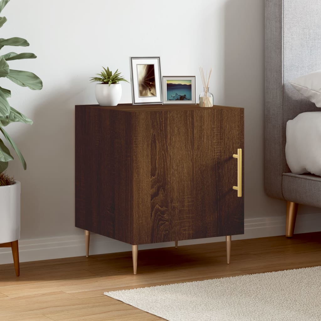Bedside Cabinet 40X40X50 Cm Engineered Wood