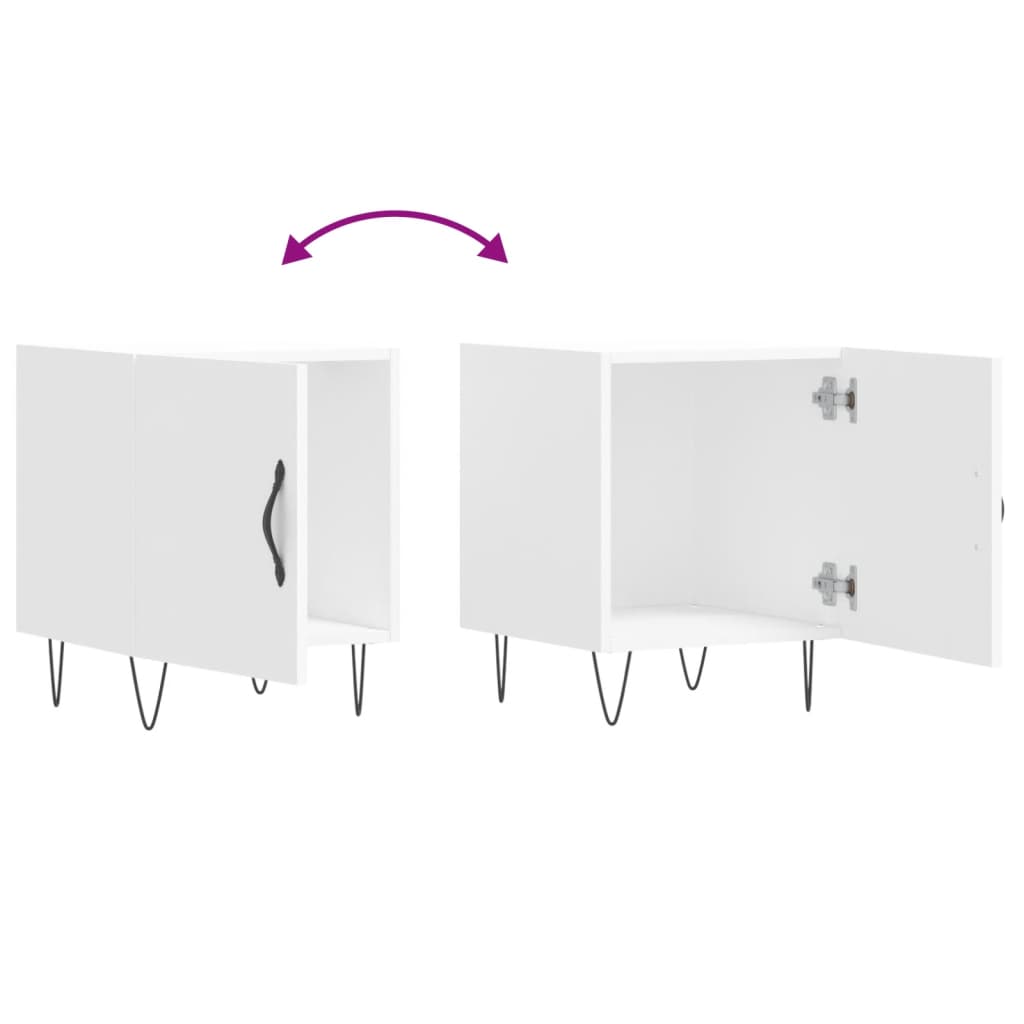 Bedside Cabinet 40X40X50 Cm Engineered Wood