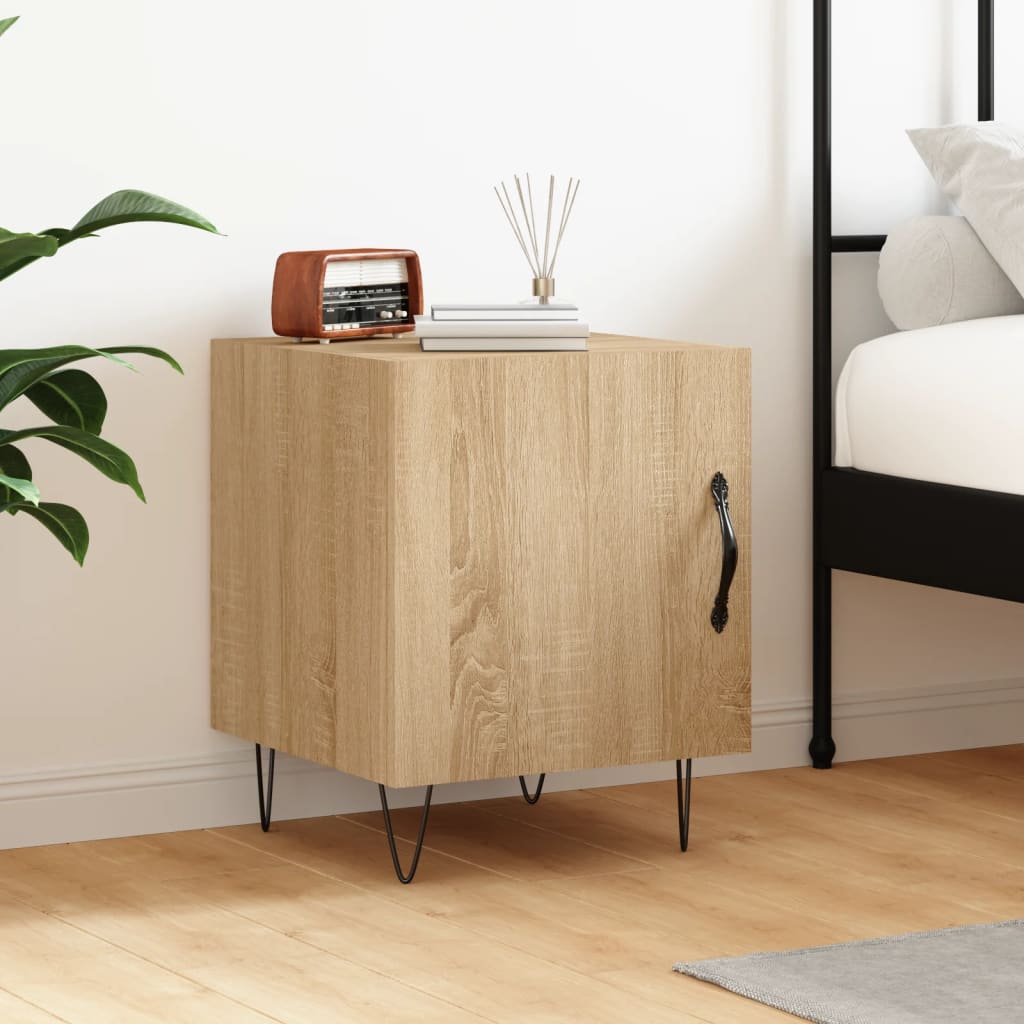 Bedside Cabinet 40X40X50 Cm Engineered Wood