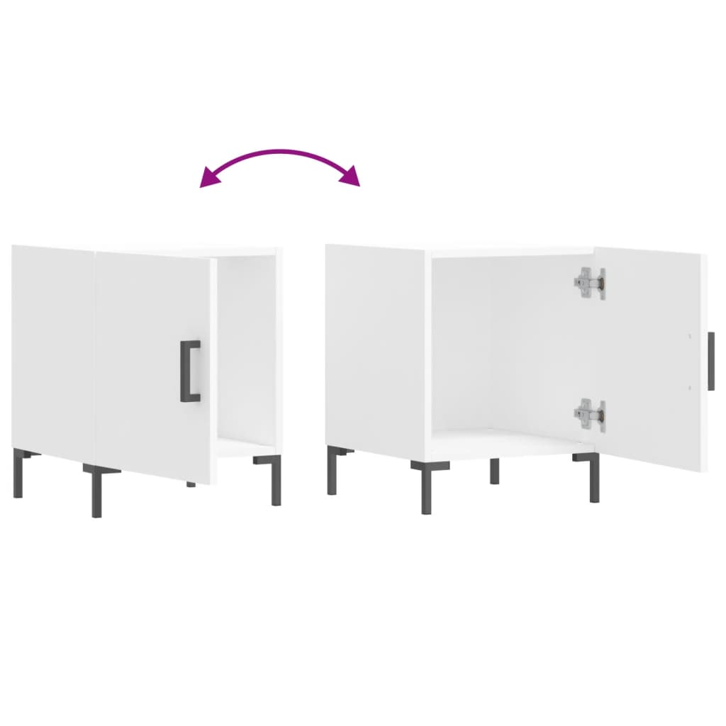 Bedside Cabinet 40X40X50 Cm Engineered Wood