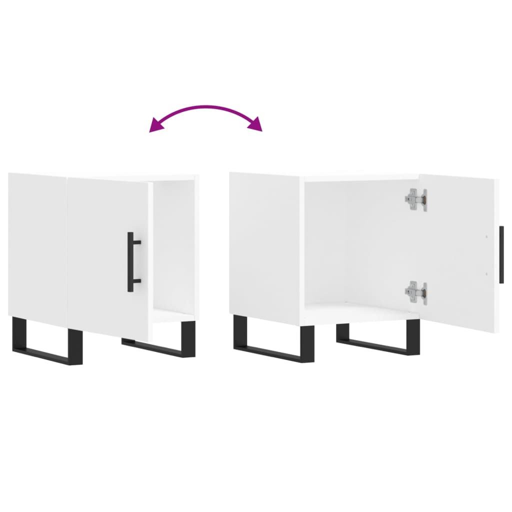 Bedside Cabinets 2 Pcs 40X40X50 Cm Engineered Wood