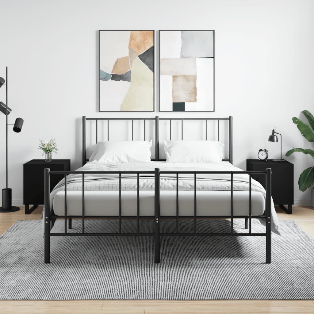 Bedside Cabinets 2 Pcs 40X40X50 Cm Engineered Wood