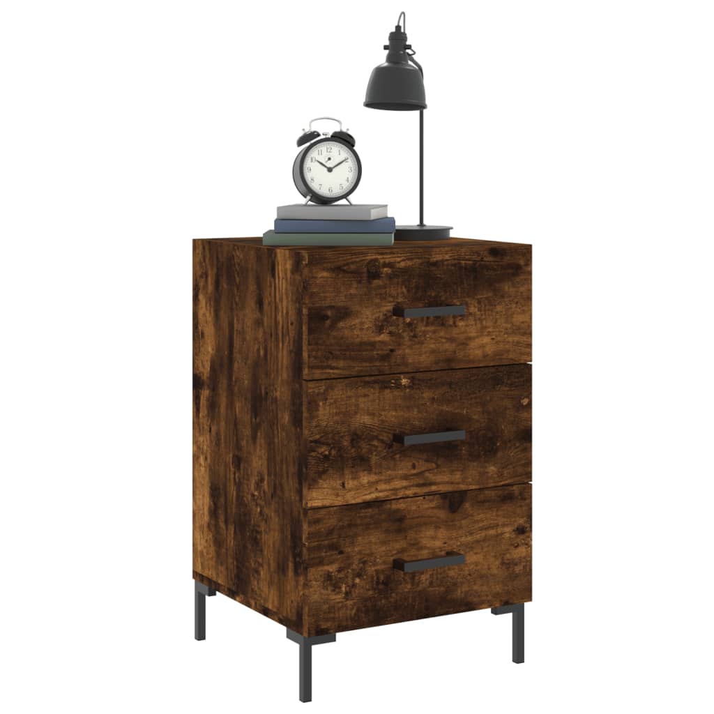 Bedside Cabinet 40X40X66 Cm Engineered Wood