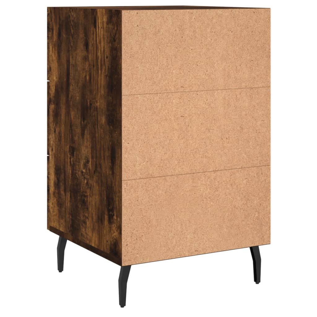 Bedside Cabinet 40X40X66 Cm Engineered Wood