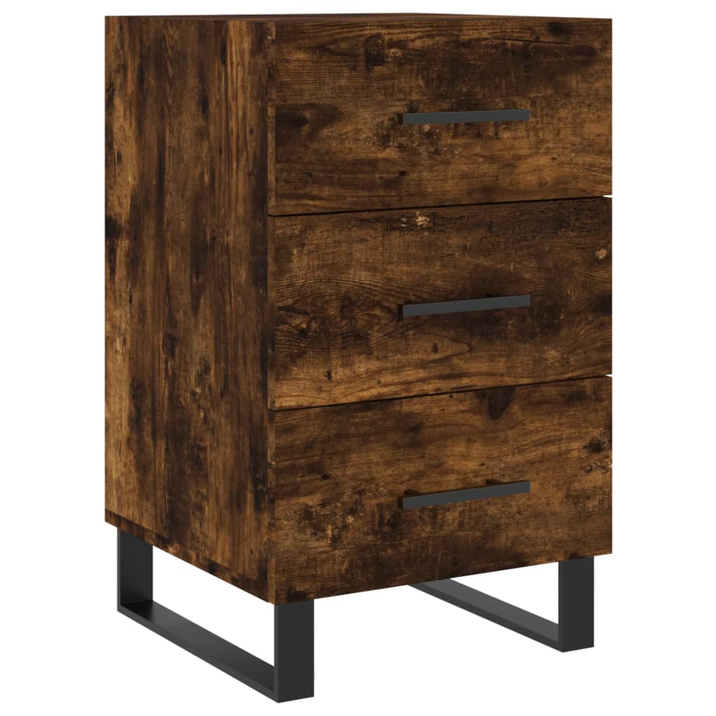 Bedside Cabinet 40X40X66 Cm Engineered Wood