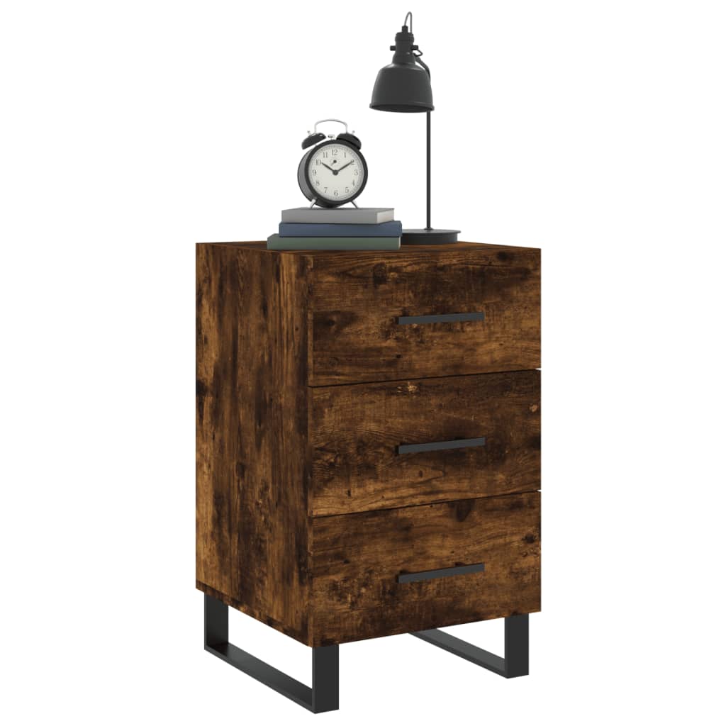 Bedside Cabinet 40X40X66 Cm Engineered Wood